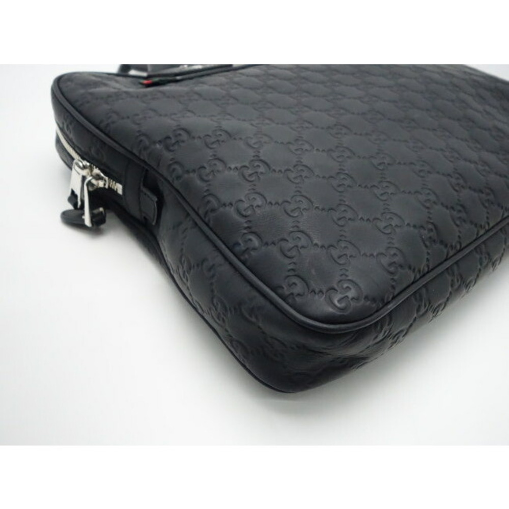 Gucci Briefcase White Pattern Guccissima Leather … - image 7